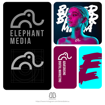 Logo Concept - Elephant If you need | mail.brandtale@gmail.com branding logo