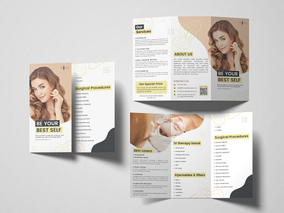 Aesthetics Brochure aesthetics brochure beauty brochure branding graphic design medical brochure spa brochure trifold beauty brochure trifold spa brochure