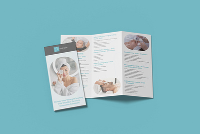 Spa Trifold Brochure beauty trifold brochure graphic design medical trifold brochure modern spa brochure spa trifold brochure trifold brochure