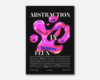 Abstraction | Poster 031 abstract design graphic design illustration minimalist noise photoshop poster