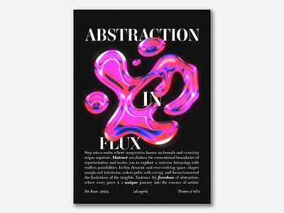 Abstraction | Poster 031 abstract design graphic design illustration minimalist noise photoshop poster