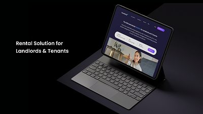 Rental Website figma ui ux web design website