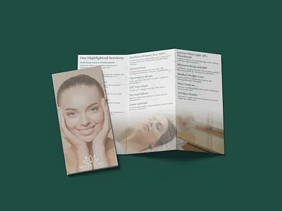 Minimalist Trifold Spa Brochure beauty spa trifold brochure beauty trifold brochure graphic design minimalist brochure minimalist spa trifold brochure minimalist trifold brochure