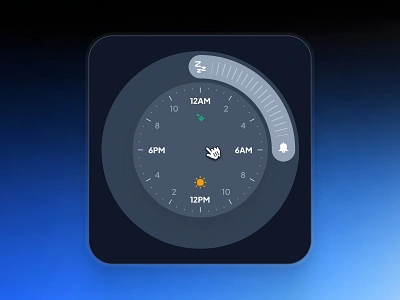 asklepios: AI Healthcare & Wellness App | Sleep Tracker UIUX alarm ui alert ui blue circular input ui circular ui clean drag ui gradient healthcare minimal notch ui rotate rotate ui rotation ui sleep app sleep schedule sleep tracker sleep ui soft ui kit