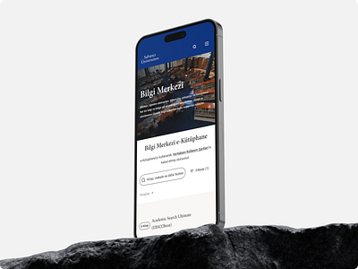 Sabancı Üniversitesi — Bilgi merkezi 2024 android app branding illustration ios logo mobile popularshots product ui uidesign university ux uxdesign web