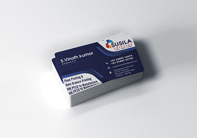 Visiting card design branding graphic design