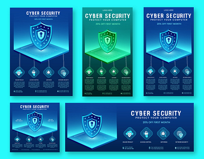 MORDANT CYBER SECURITY FLYER,INSTAGRAM,FACEBOOK COVER AND POST datasecurity graphic design