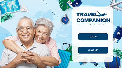 TRAVEL COMPANION APP Design branding graphic design ui