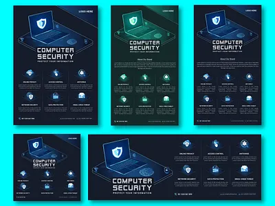 MORDANT CYBER SECURITY FLYER,INSTAGRAM,FACEBOOK COVER AND POST datasecurity