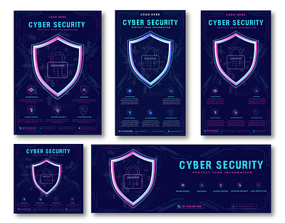 MORDANT CYBER SECURITY FLYER,INSTAGRAM,FACEBOOK COVER AND POST datasecurity