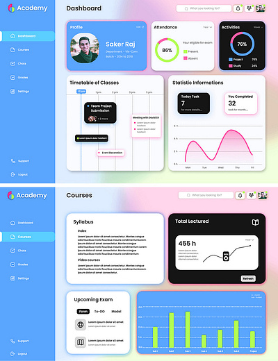 Dashboard Design graphic design ui