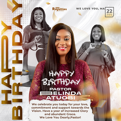 Birthday Flyer Design birthday birthdayposter churchflyer eventflyer flyer flyerdesign graphic design graphicdesigner