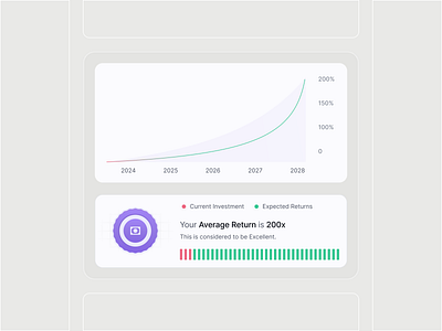 Investment branding design illustration minimal minimalist ui