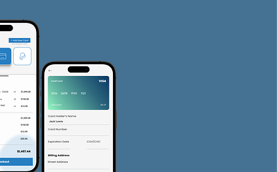 Credit Card Checkout UI ui