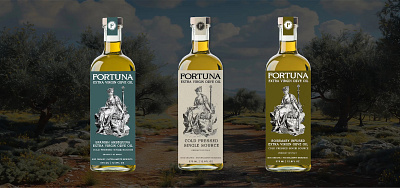 Fortuna Olive Oil Packaging bottle wrap fortuna glass bottle olive oil packaging