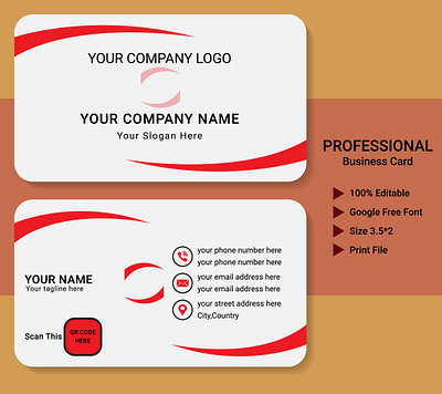 Professional Business Card Design. Free download link below branding business card card design design graphics design id card illustration information print card