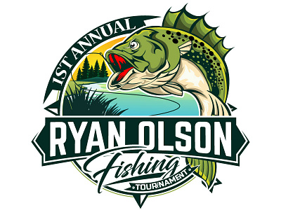 Ryan Olson Fishing Tournamnet Logo