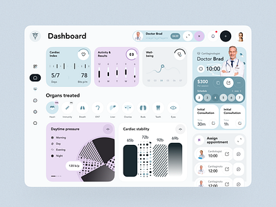 Healthcare service - Web Design clinic crm design doctor healthcare medical medicine saas ui ux web web design