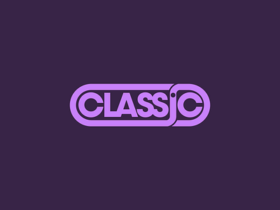 Classic // Wordmark Exploration 3 arcade branding design graphic design logo logo design purple restaurant video game violet wordmark