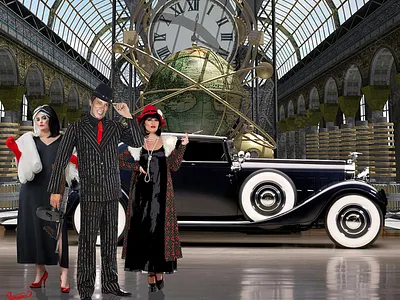 Cadillac Nethercutt V16 - 1930 cadillac nethercutt v16 1930 car car illustration classic car design illustration moreno franco art