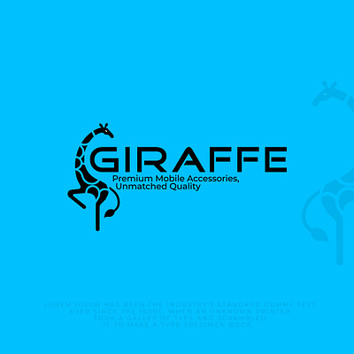 Giraffe Logo Design branding business logo giraffe logo giraffe tech logo graphic design logo logo design tech logo