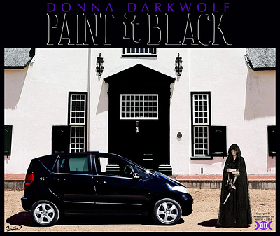 Paint it Black - Mercedes A170 car car illustration donna darkwolf illustration mercedes a170 moreno franco art paint it black