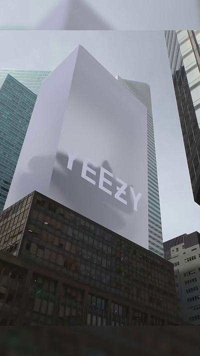 Yeezy commercial blender branding cgi commercial cycles logo motion design motion graphics sneakers tracking yeezy