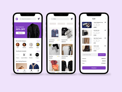 Fashion E-commerce App - Design Challenge