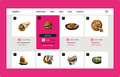 FOOD DELIVERY WEBSITE HOME PAGE 3d branding graphic design logo motion graphics ui