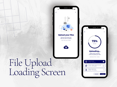 File Upload UI Design - Daily UI #031 daily ui file upload mobile app mobile ui ui deisgn