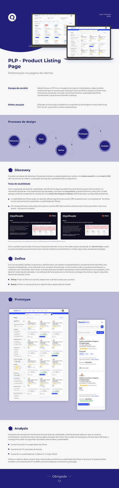 Case 2024 - Product List Page branding case design figma filters interface product design produto redesign ui ux uxui