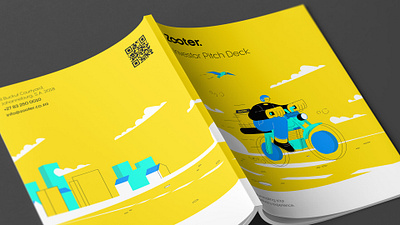 Zooter brochure design branding graphic design illustration