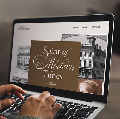 Website design - Spirit of Modern Times graphic design web design website