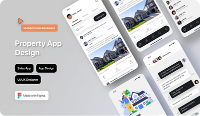 Property App Design app design application application design apps property app real estate ui design uiux user interface ux ux design