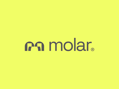 Molar® app brand brand identity branding branding identity design futuristic logo logo design logomark mark minimal minimalistic simple symbol visual visual identity