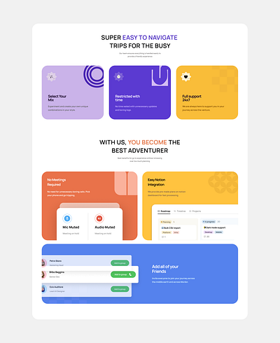 Modern Website Design animation color design figma microinteraction ui uidesign webdesign website