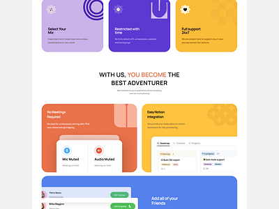 Modern Website Design animation color design figma microinteraction ui uidesign webdesign website