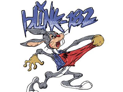 Blink-182 animation artwork band blink182 design graphic design ill illustration poppunk punk