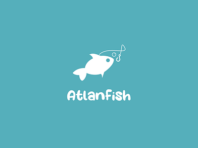 AtlanFish branding design figma graphic design graphiste logo vector