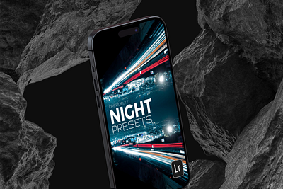 Night Photography Lightroom Presets design by DREWDELTZ adobe branding design digital product ecom graphic design lightroom lightroom presets logo mockup moderndesign photography product design product listing ui ux