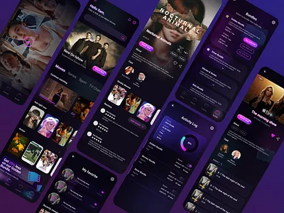 Streaming App Redesign app ui ux