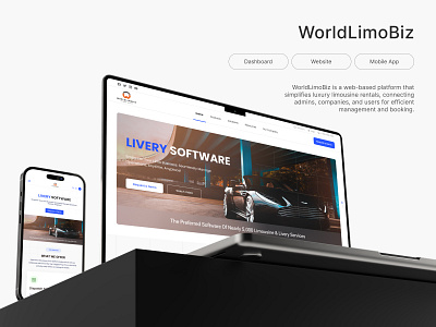 World Limo Biz car app case study limo app limo website product app rental car reservation app reservation website web application worldlimobiz