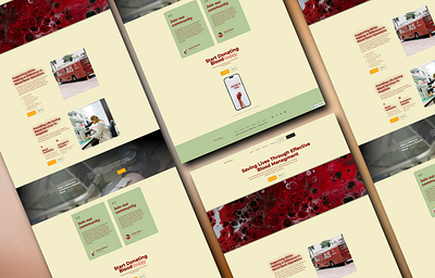 Blood Managing website backend blood donattion branding bright colors databses figma figma to webflow ngo non profit website ui uiux design ux webflow website development