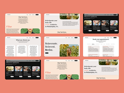 Revive – Reimagined case study design flat minimalism minimalist redesign ui ux web