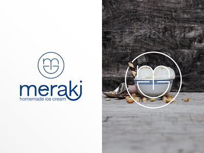 Meraki logo brand identity branding graphic design logo logo design