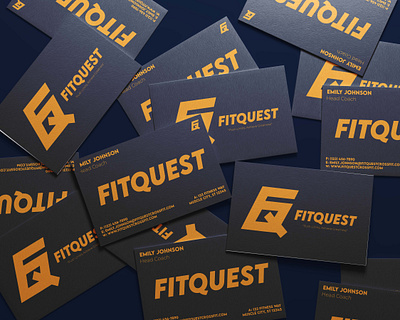 "Fit Quest" Brand Identity brand brand design brand identity design branding branding design brands design graphic design identity design illustration inspiration logo logo design logo designer logo designs logos logoss vector visual identity visual identity design