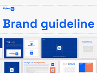 Brand Guideline branding design guideline guideline template logo logo presentation logo template presentation template ui