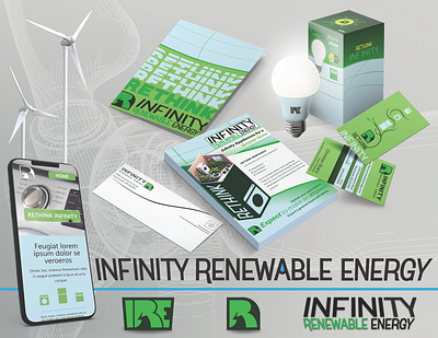 Rebrand: Fictional Energy Company "I.R.E." Goes Public branding graphic design logo packaging website