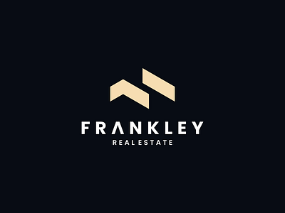 Frankley Real Estat logo design brand branding design elegant estate graphicdesign house illustration logo logo design logo designer logodesign logodesigner logotype mark modern real real estat