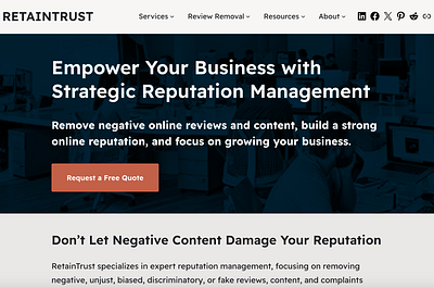 RetainTrust - Wordpress Website & Blog blog blogging otter blocks web design web development wordpress